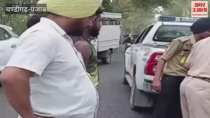 Private bus and car collide in Firozepur