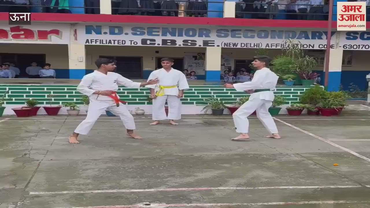 Una Kapish Kalia received black belt got grand welcome on reaching school