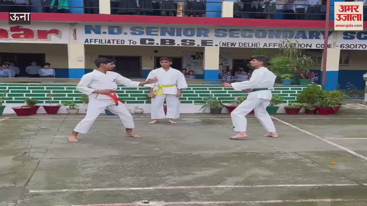 Una Kapish Kalia received black belt got grand welcome on reaching school