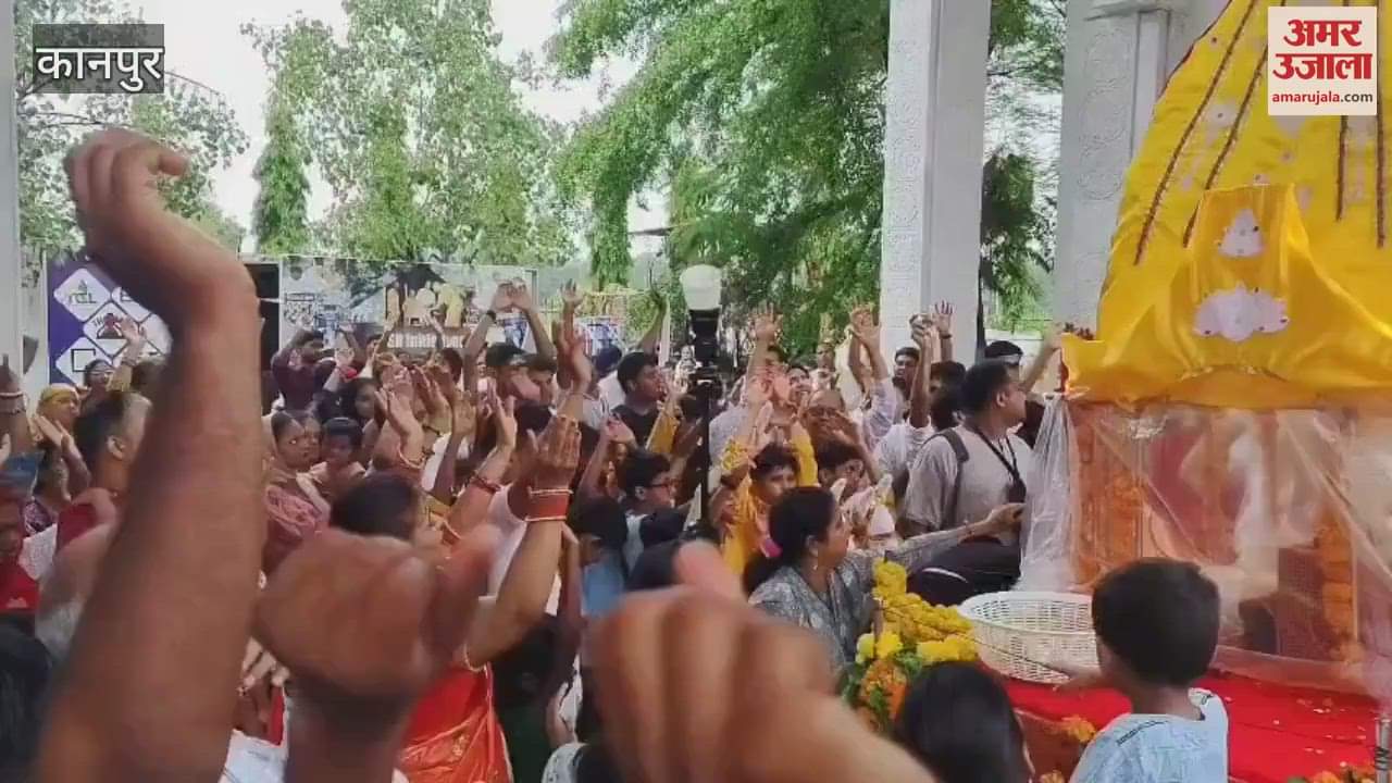 Rath Yatra taken out from ISKCON with Shri Harinam Sankirtan