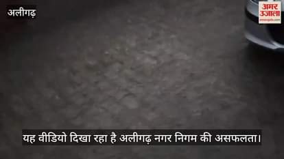 यह वीडियो दिखा रहा है अलीगढ़ नगर निगम की असफलता