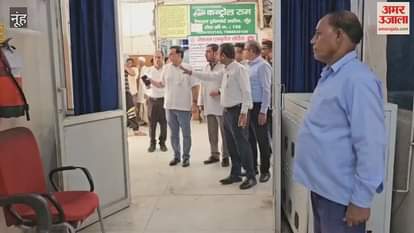 Deputy Director inspected Mandikheda Hospital in Nuh