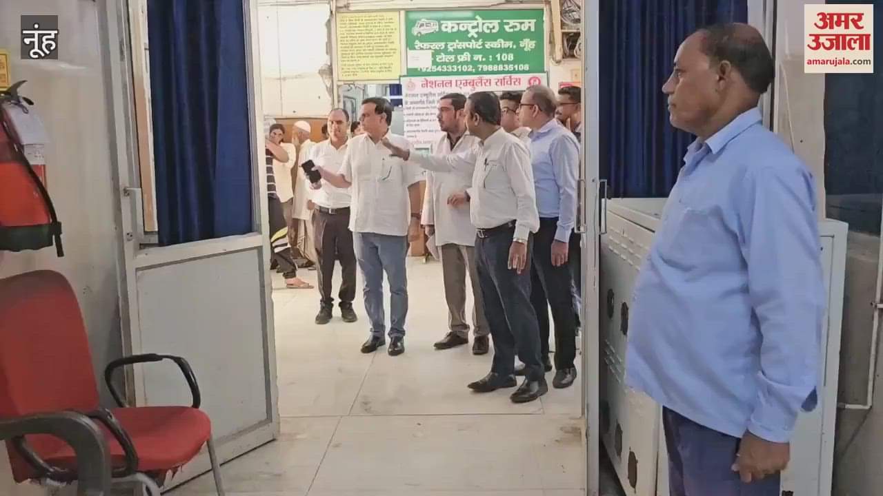 Deputy Director inspected Mandikheda Hospital in Nuh