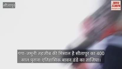 गंगा-जमुनी तहजीब की मिसाल है सीतापुर का 400 साल पुराना एतिहासिक बावन डंडे का ताजिया