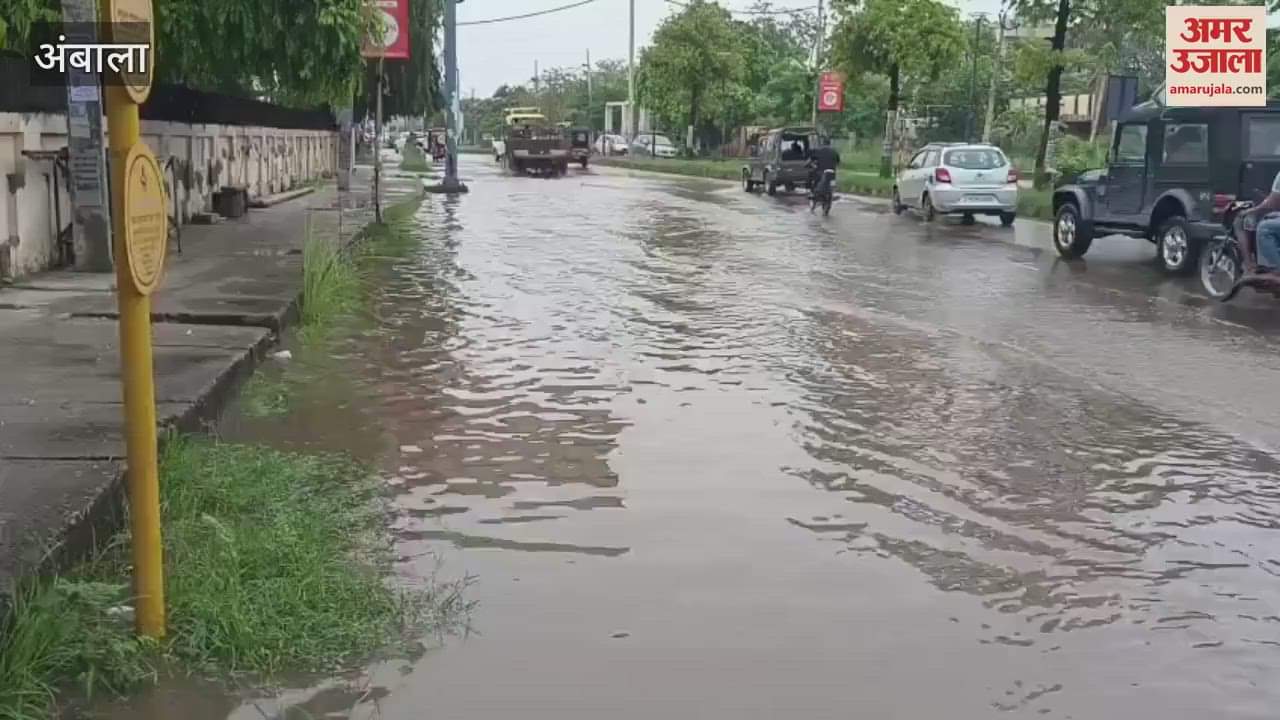 Three-day rain alert in Ambala, 33.5 mm rain fell in the district at night
