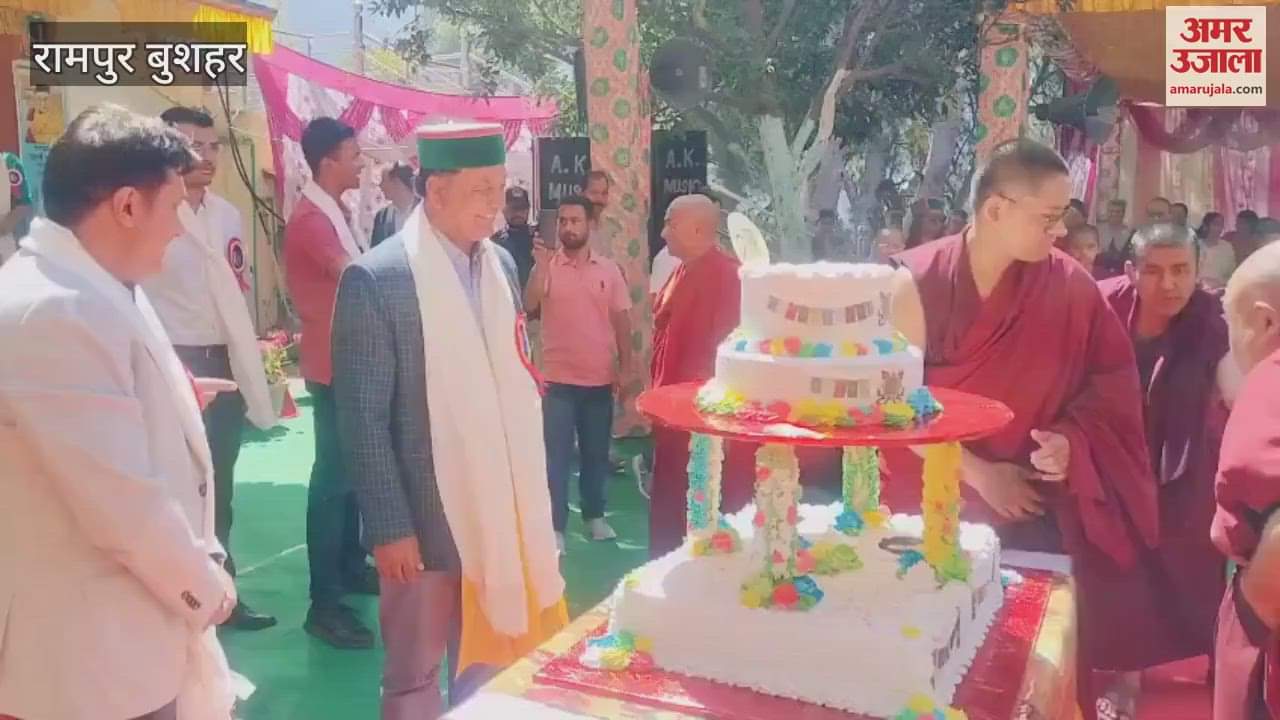 Rampur Bushahr Minister Jagat Singh Negi celebrated the 14th Dalai Lama birthday with great pomp in Rekongpeo