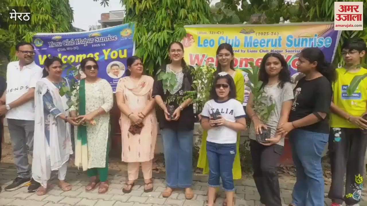 Meerut: Planted 30 fruit bearing plants