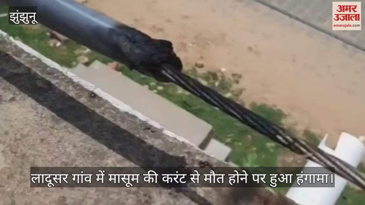 Jhunjhunu News: 4-year-old innocent died due to electric shock, electricity department's negligence
