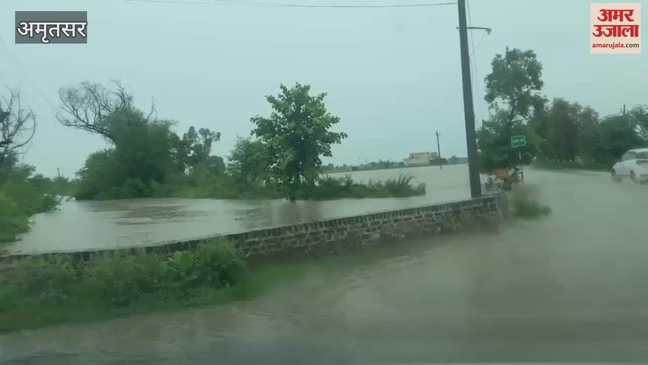 Heavy rain in Ajnala Amritsar