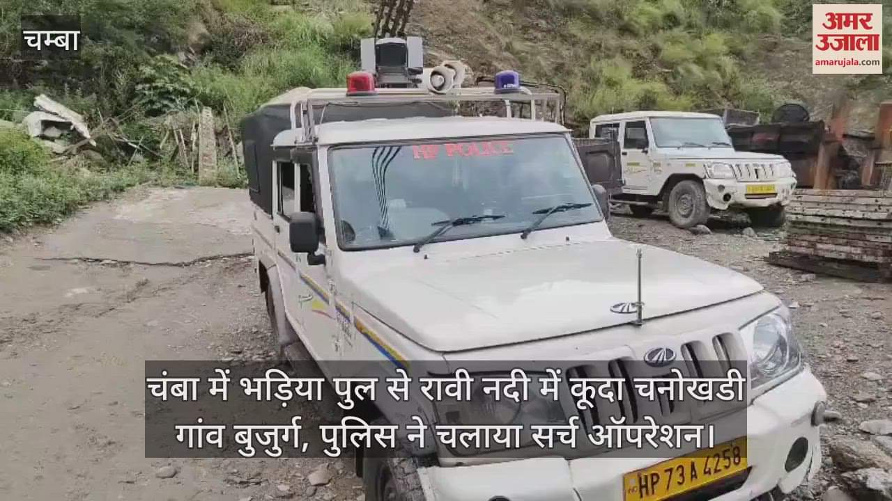 An elderly man from Chanokhadi village jumped into the Ravi river from Bhadia bridge in Chamba