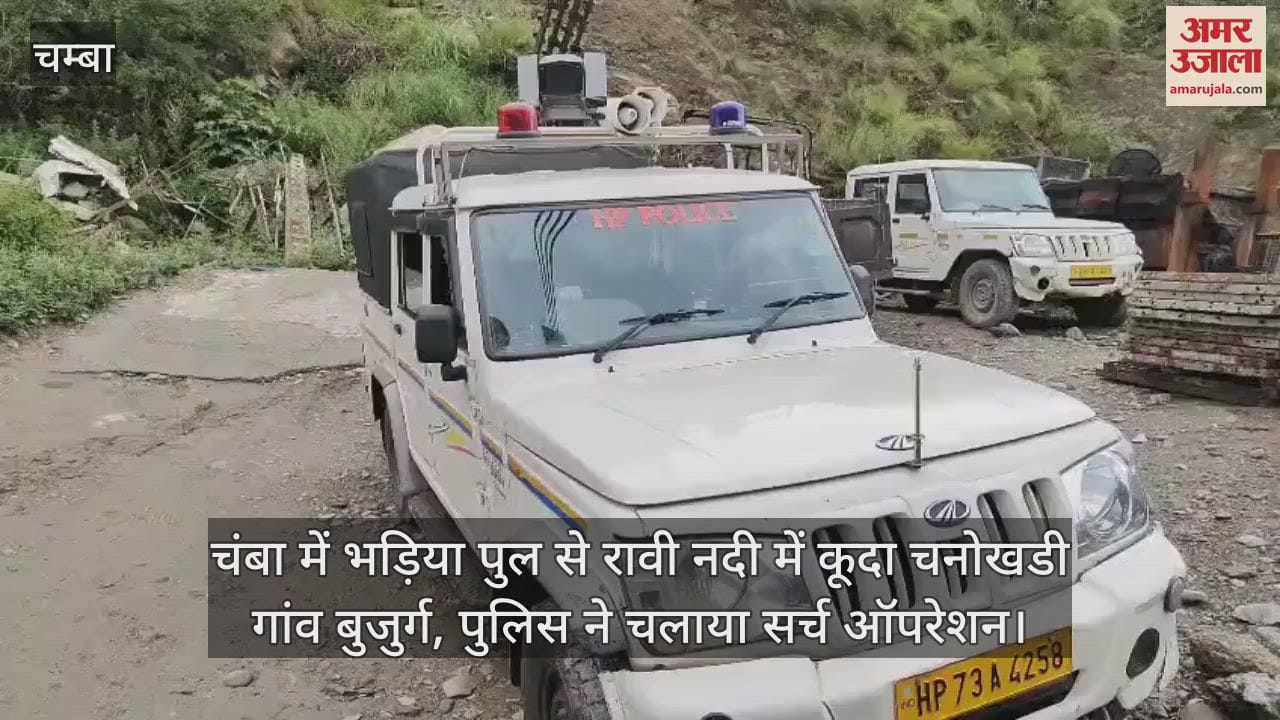 An elderly man from Chanokhadi village jumped into the Ravi river from Bhadia bridge in Chamba