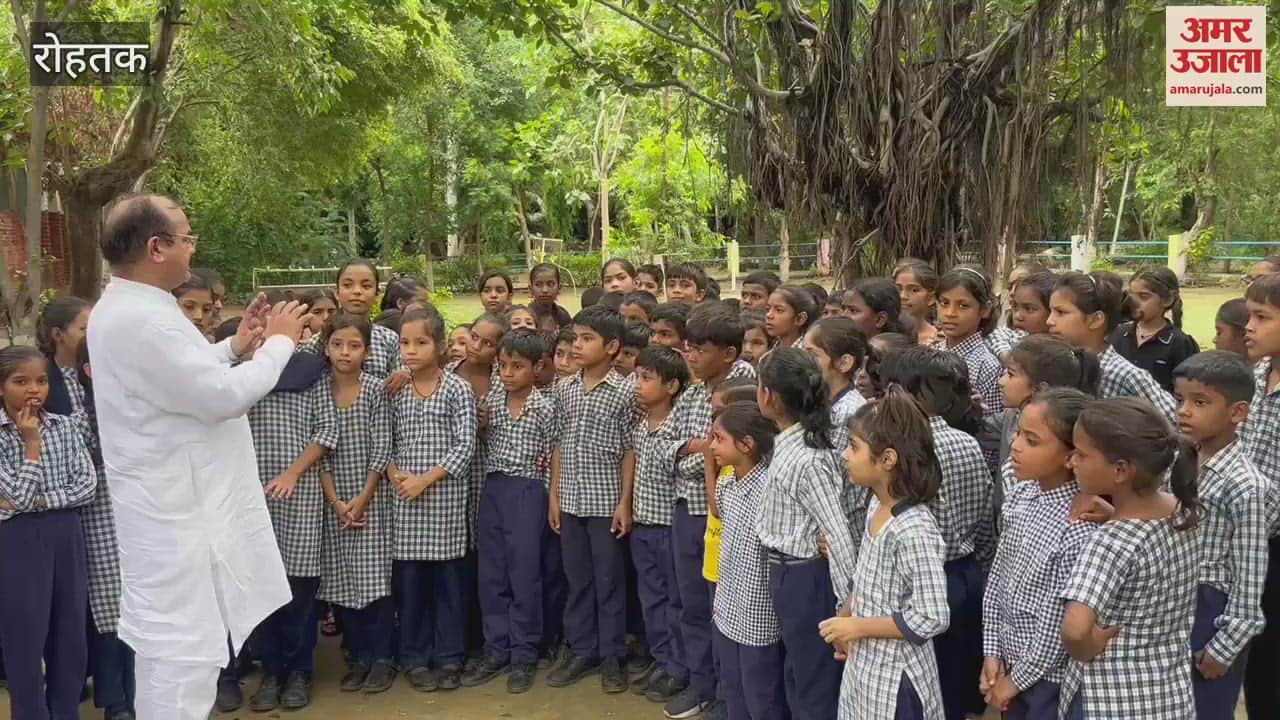 As soon as the earthquake was felt in Rohtak, children were evacuated from their rooms