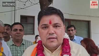 Nominated councilor Yogesh Sharma met Ballabhgarh MLA