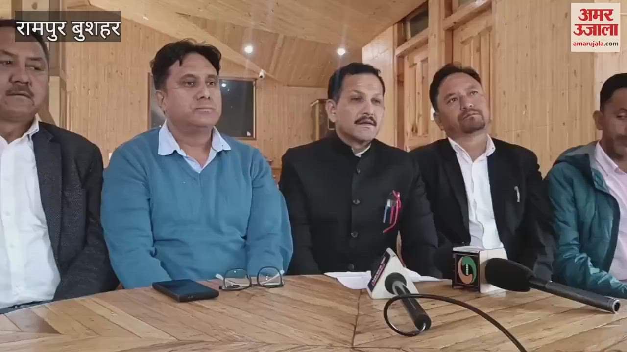 Press conference of Advocate and Tribal Advisory Council member Amar Chand Negi