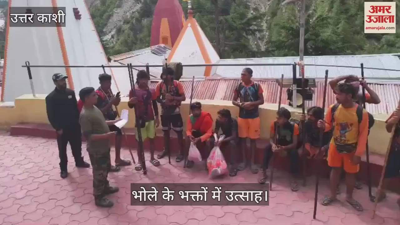 Kanwar pilgrims reaching Gangotri and Gomukh to collect Gangajal