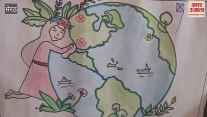 Meerut: Environmental conservation program organized at Ismail Girls National Inter College