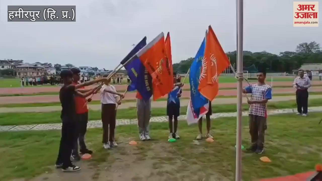 Hamirpur DAV Dharamshala Arnav first in 800 meter race DAV cluster level athletic meet started in Anu synthetic ground