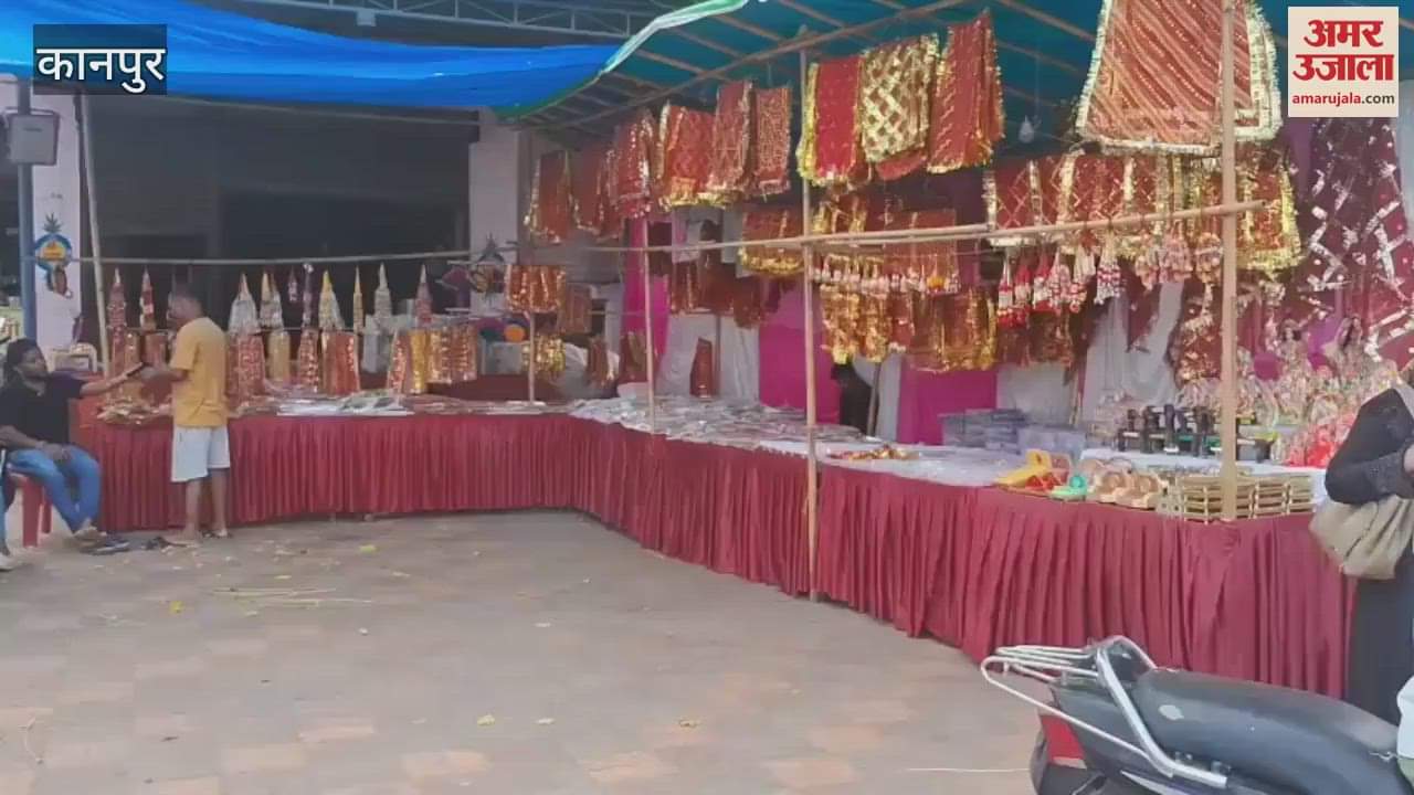 grand court of the Mother Goddess has begun to be decorated in temples for Sharadiya Navratri.
