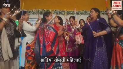 Rotary Club Meerut Virat celebrated Dandiya program with great pomp.