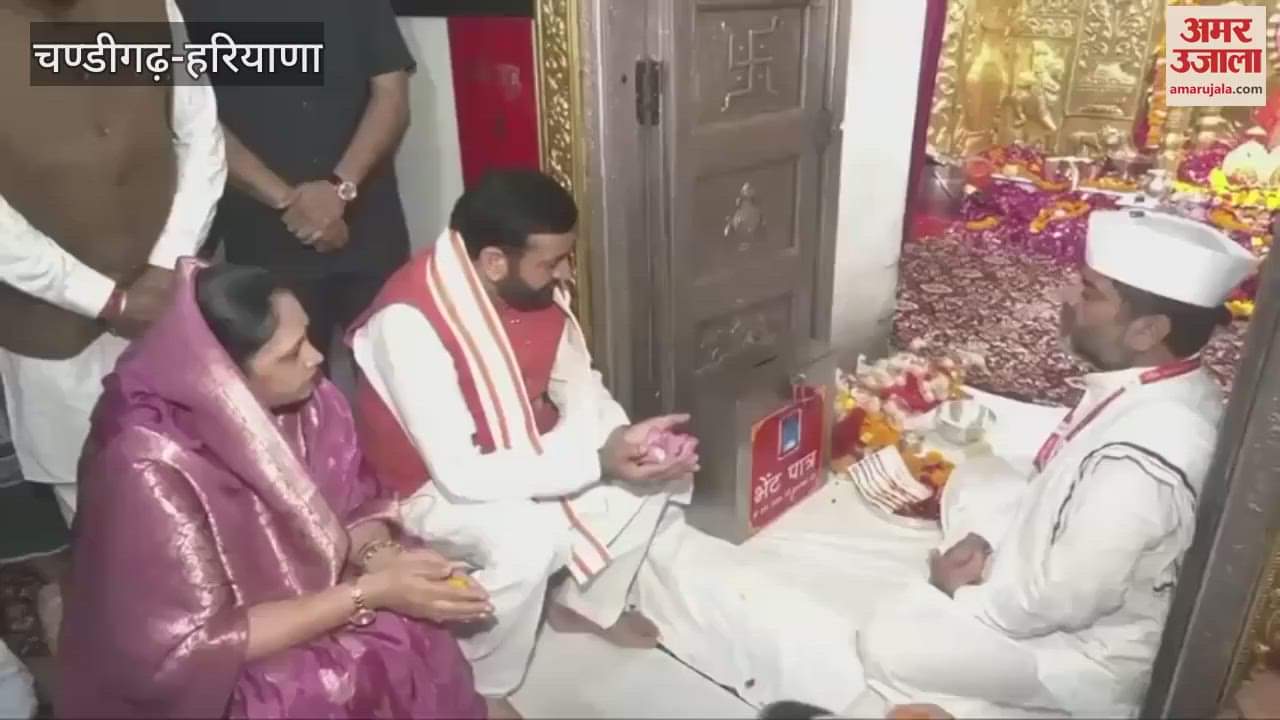 CM Nayab Saini paid obeisance at Mata Mansa Devi Temple