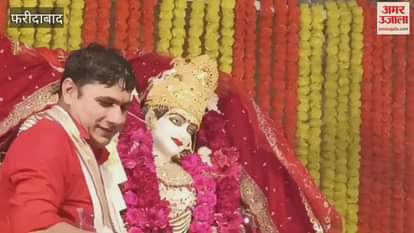 Faridabad Devotees reached Maa Vaishno Devi temple in Tikona Park