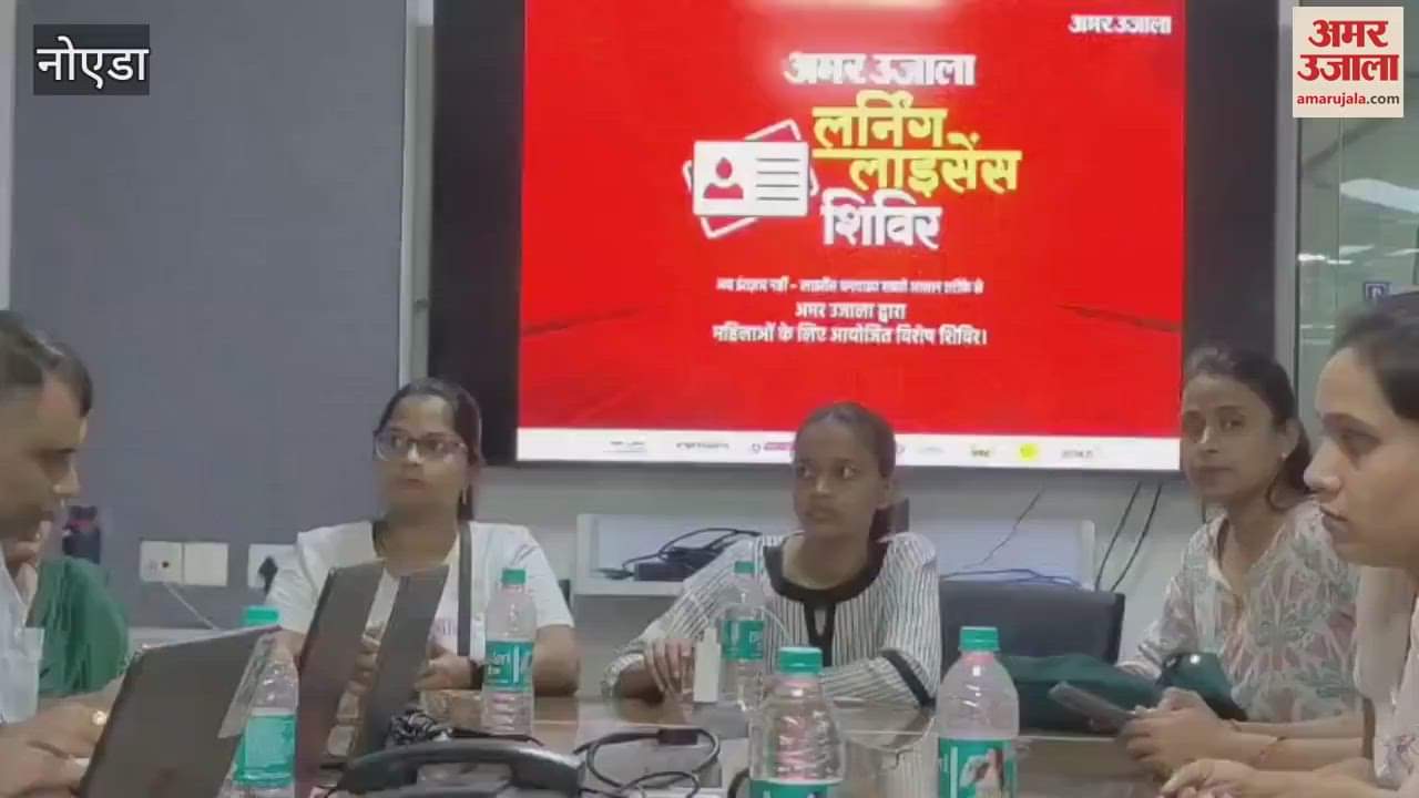 Learning licence camp at Amar Ujala Noida office