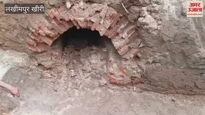Tunnel found during excavation in the corridor of Shiva temple at Gola Gokarnanath