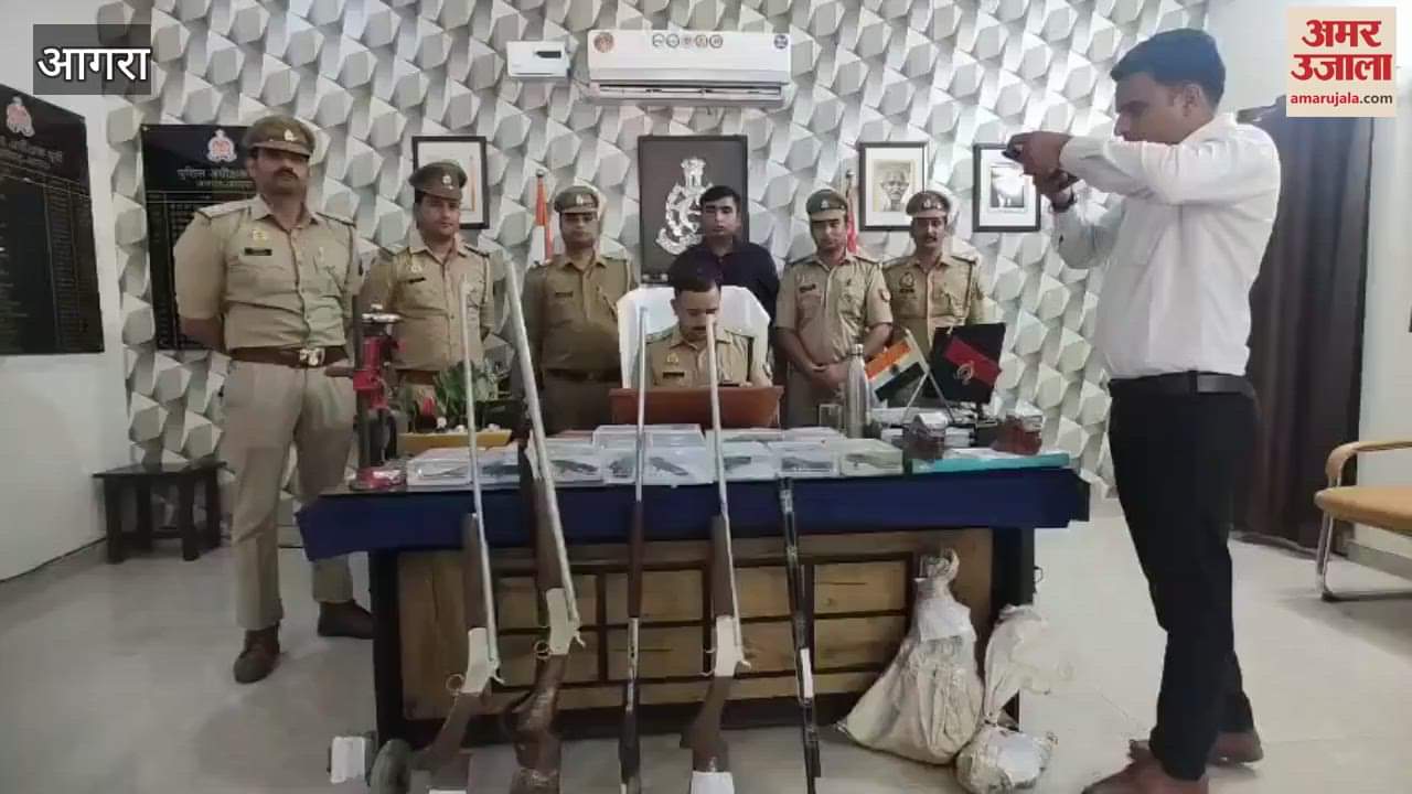 Illegal arms factory busted and three accused arrested in agra