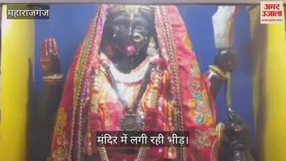 On the first day of Sharadiya Navratri, devotees thronged the temples and crowds remained