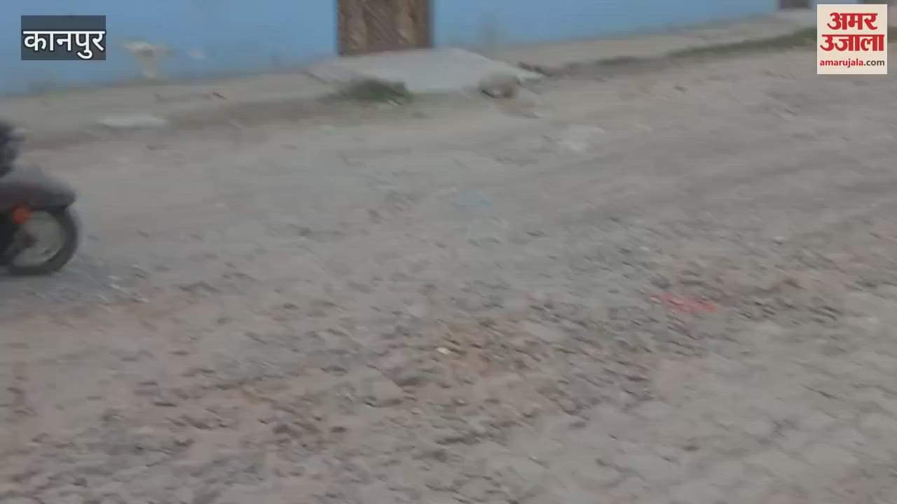 dilapidated condition of the road from Ambedkarpuram Kesa Square to Bagiya Crossing