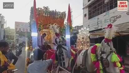Maharaja Agrasen Jayanti grand procession was taken out