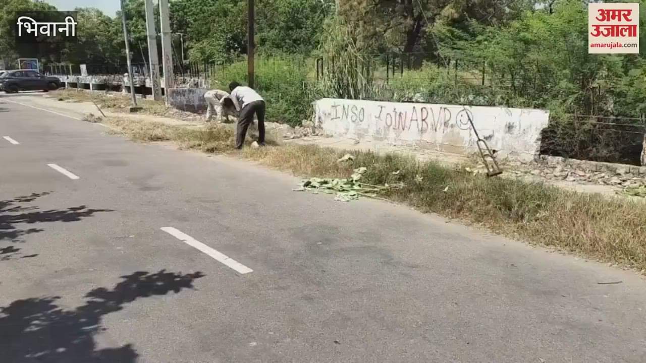 A cleanliness drive was conducted at the government college in Bhiwani.