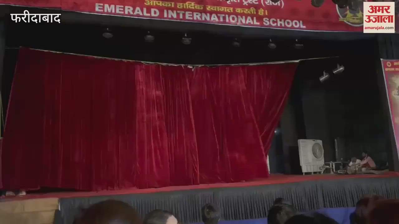 Ramlila stage decorated in Faridabad