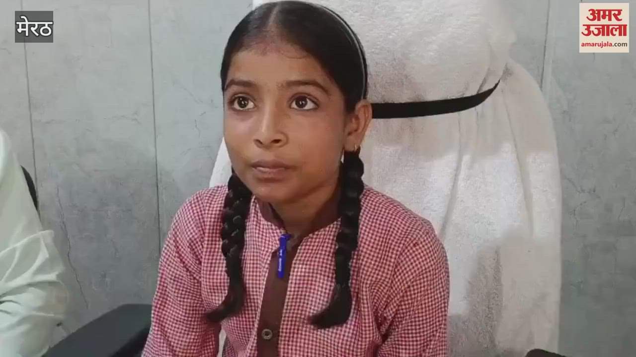 Meerut: Class 8 student Tanu became SDM for a day, took over administrative duties and resolved problems