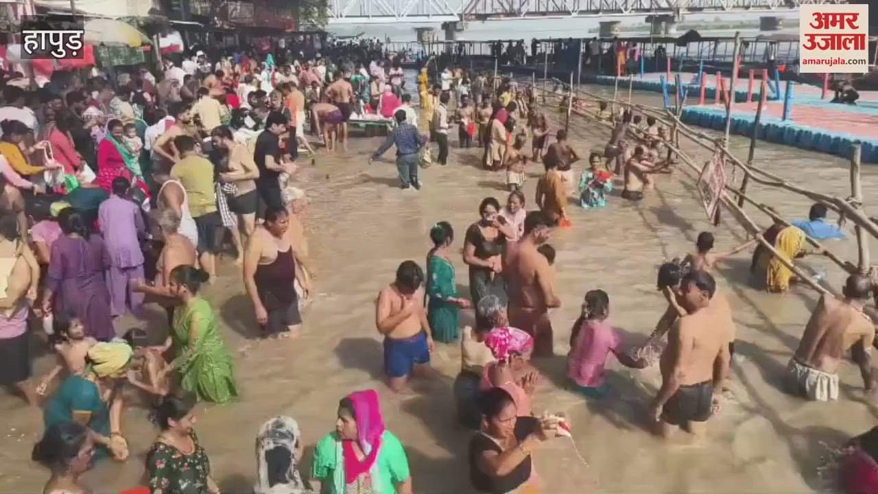 A wave of faith surged in Ganga Nagar on Pitru Visarjani Amavasya, causing massive traffic jams on highway hapur