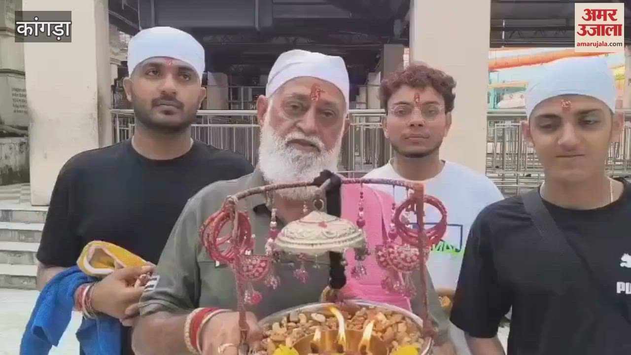 Kangra Devotees are reaching Shaktipeeth Jwalamukhi to take the light, Jagrata will continue for nine days at home