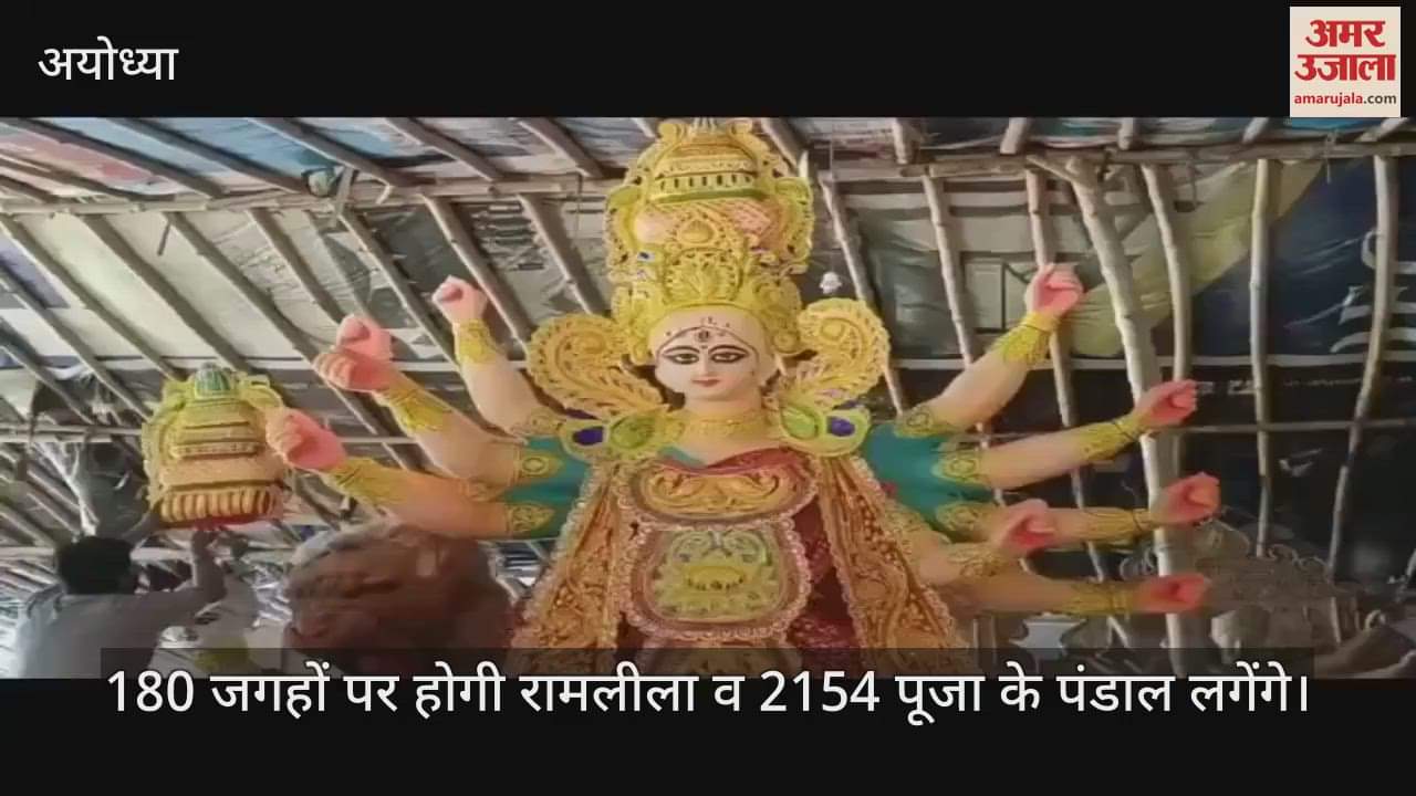 VIDEO: अयोध्या में कल से श्रीराम की लीला के मंचन के साथ मां दुर्गा के जयकारों की सुनाई देगी गूंज