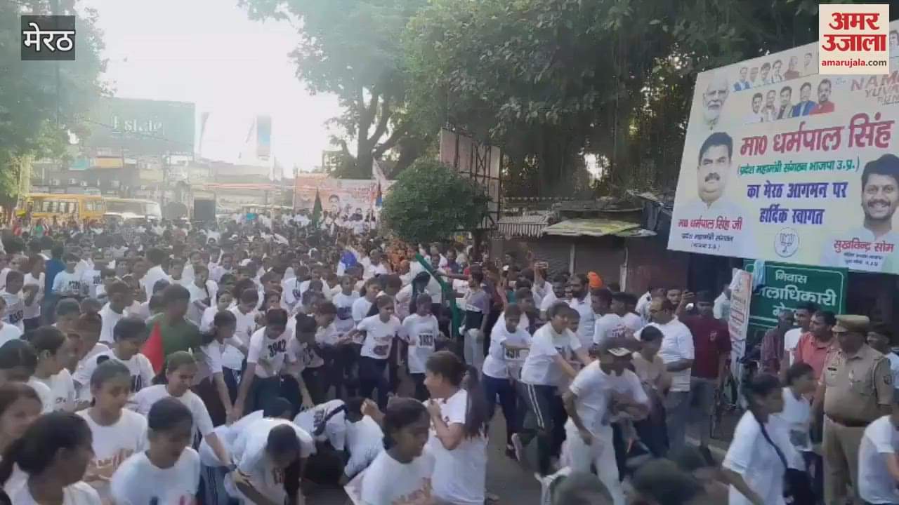 Meerut: Dipanshu wins in Namo Marathon race