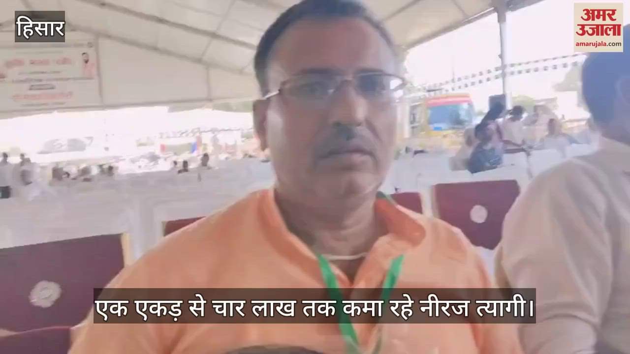 Neeraj Tyagi a progressive farmer from Panipat