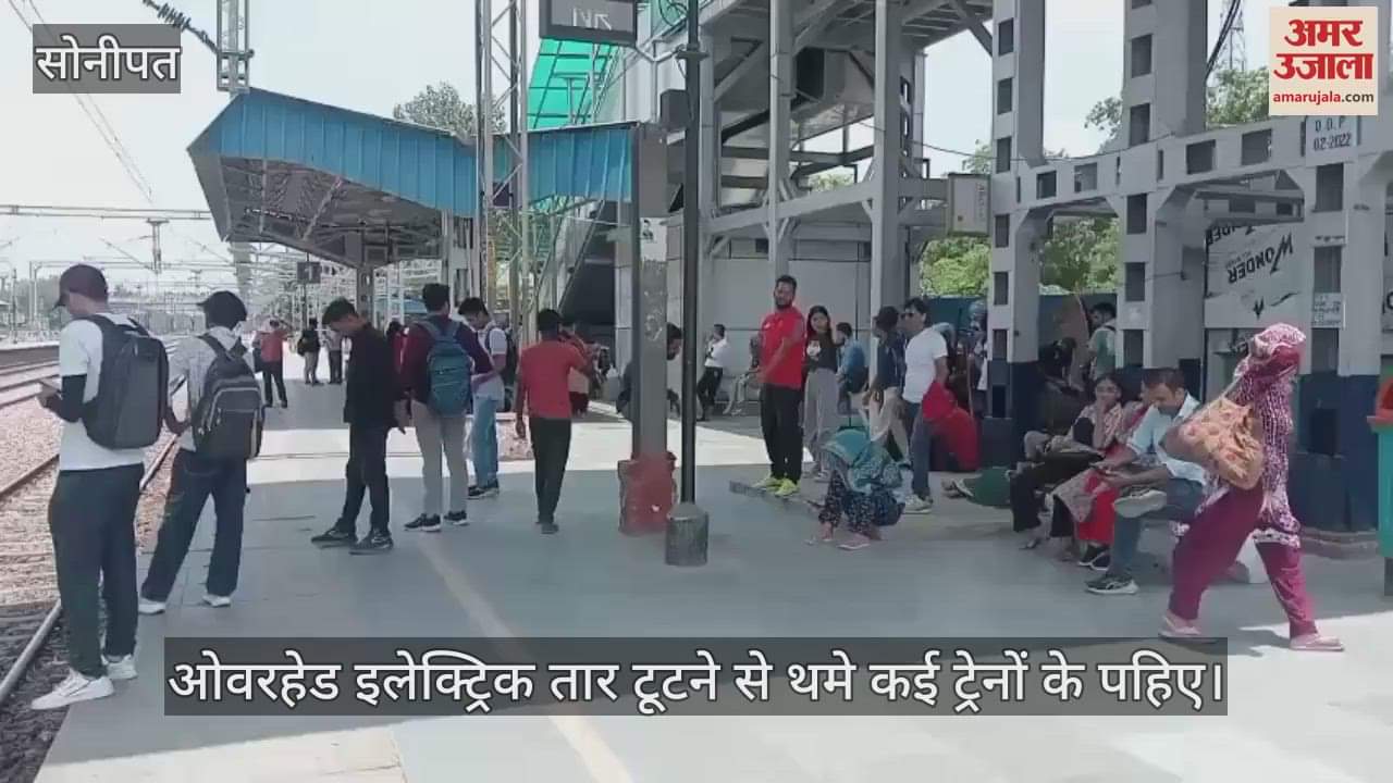 Several trains halted after overhead electric wires snapped