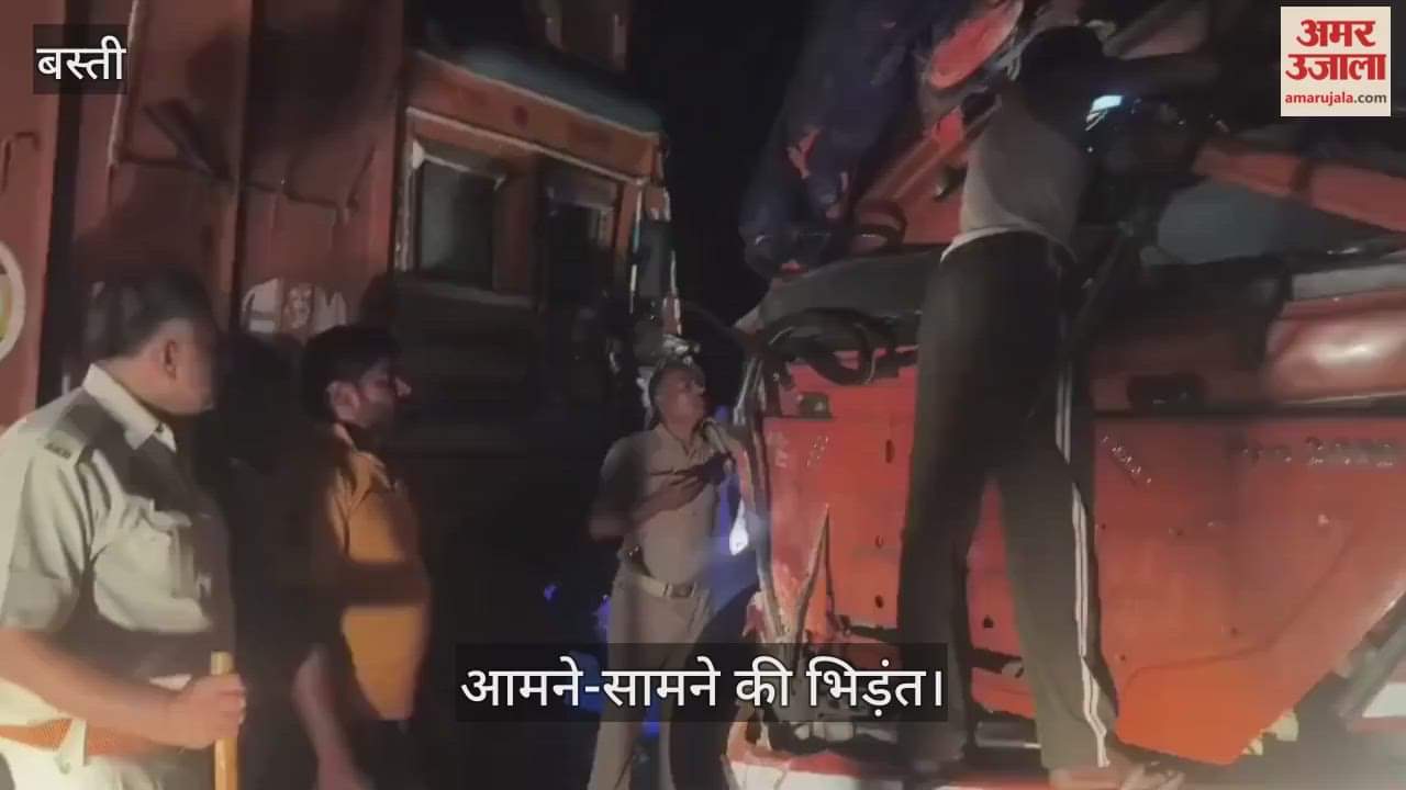 Truck-DCM collision, driver seriously injured