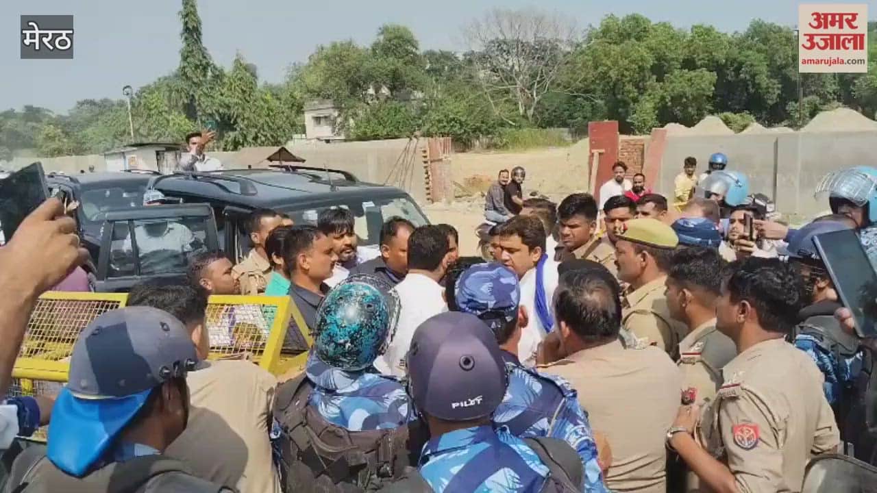 Meerut: MP Chandrashekhar reached Meerut jail, met Ravindra Bhati