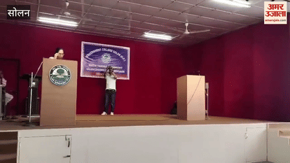 Solan Rishita elected president Nishita Thakur elected vice president of Solan College SCA sworn in by the principal