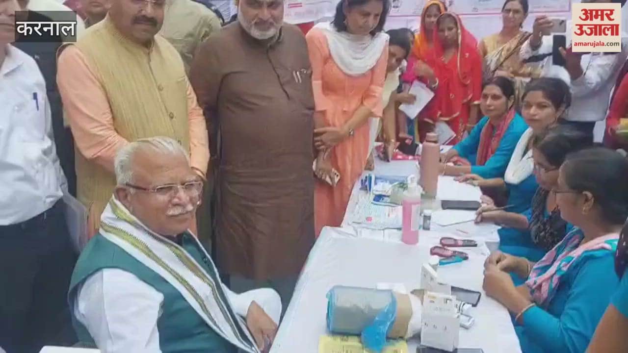 Manohar Lal Khattar in Karnal