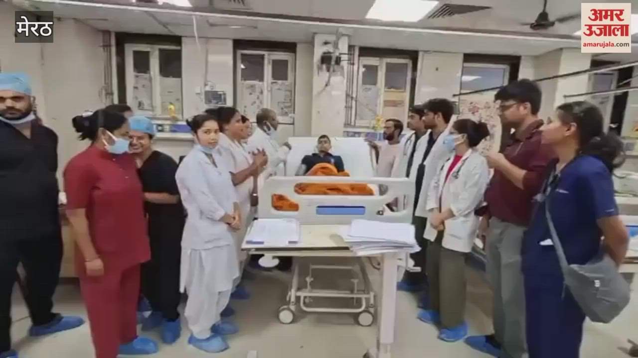 Meerut: Siddharth of Ghaziabad was saved by doctors in Meerut after his condition worsened due to a snake bite while playing outside his home