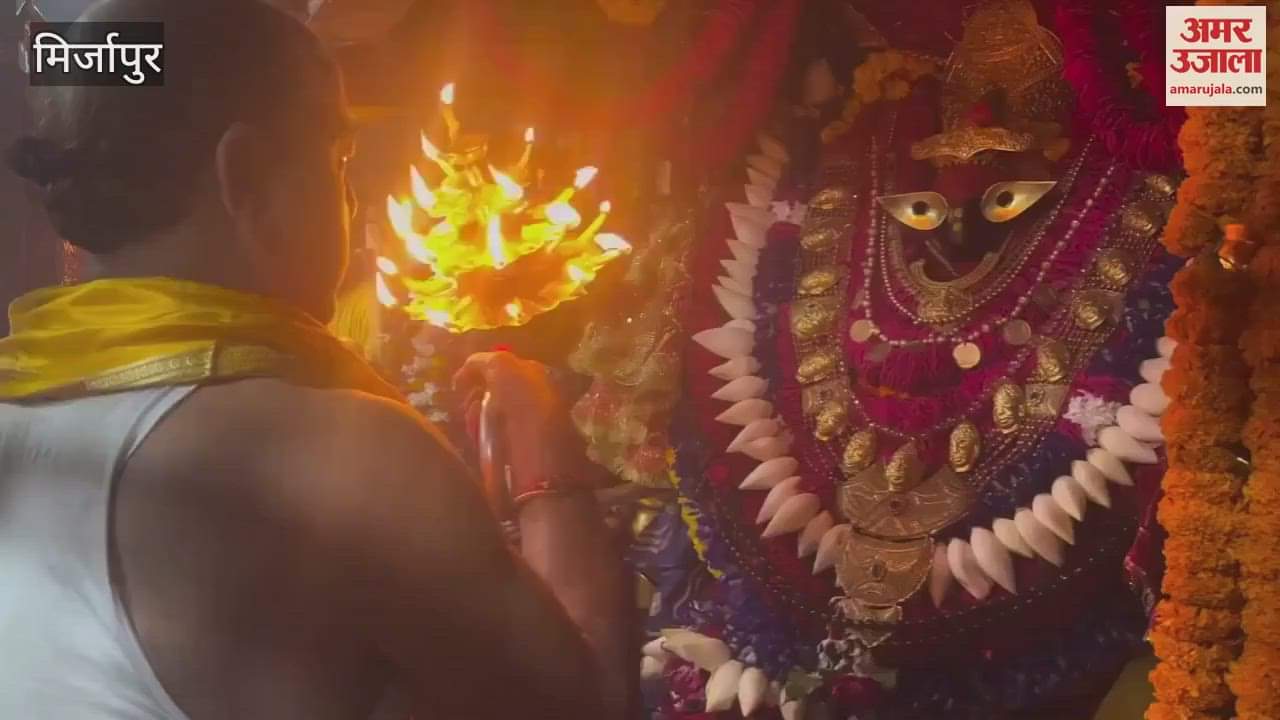 Crowd of devotees gathered at Vindhya Darbar VIDEO