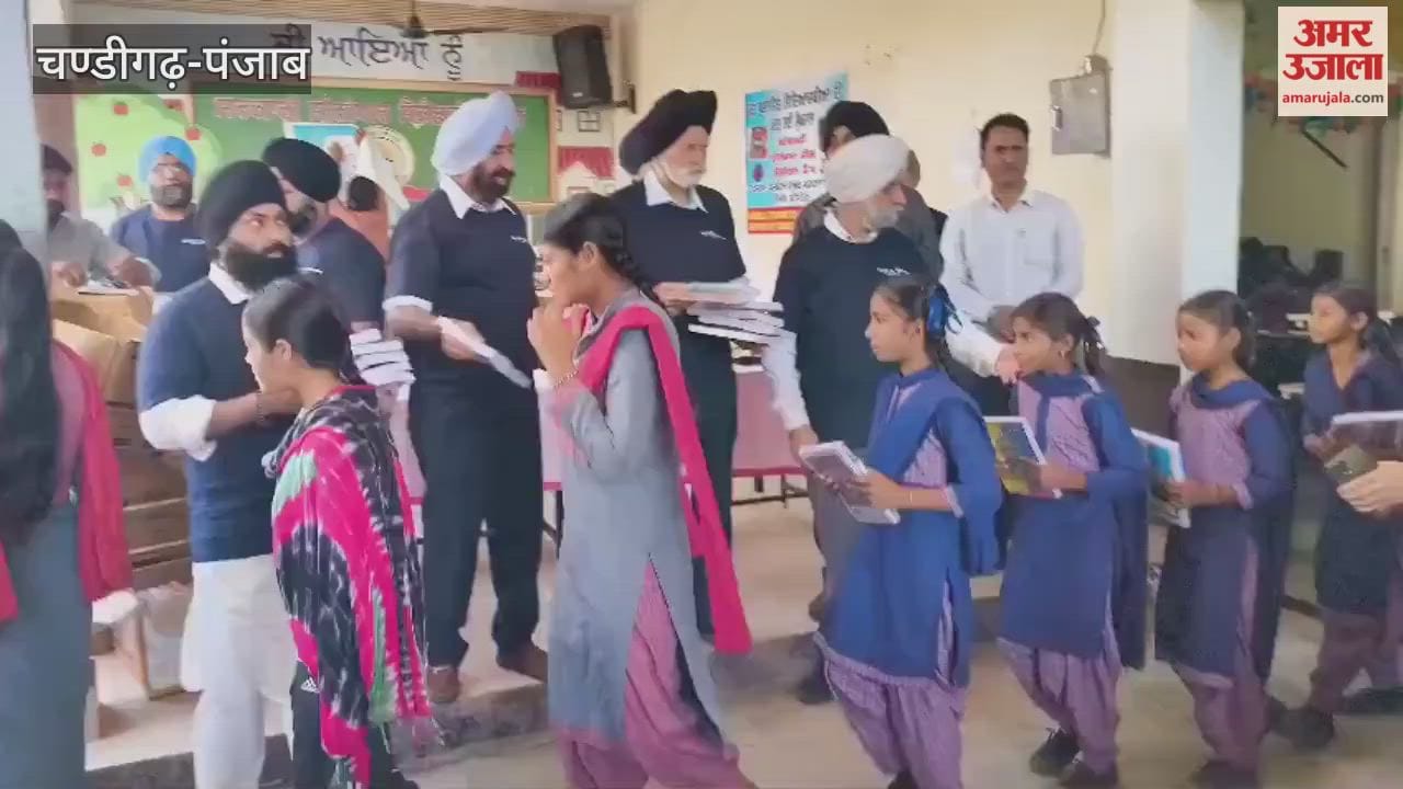 Bags and stationery distributed to 1900 students of 10 flood-affected schools in Ferozepur