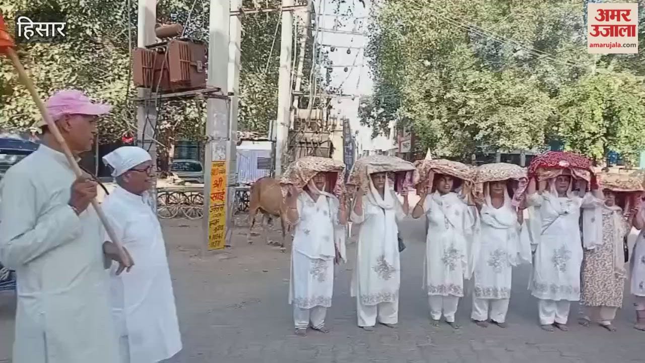 Procession taken out in Hisar