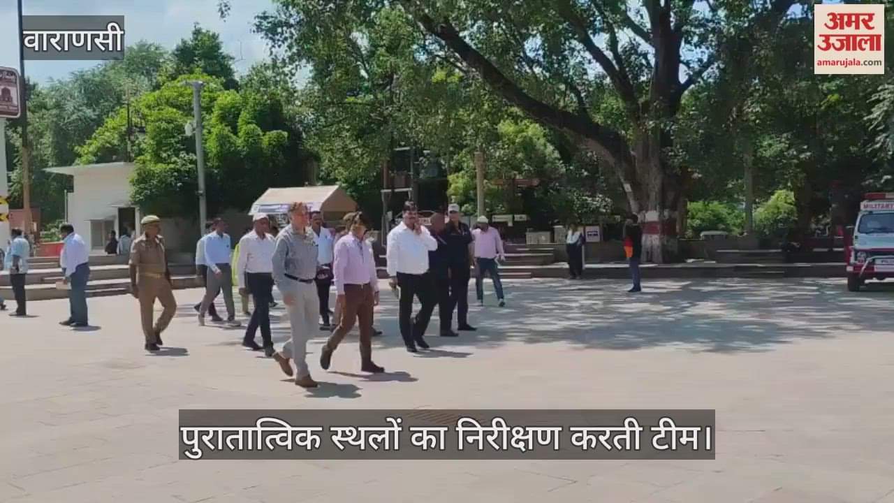 UNESCO team arrived in Sarnath and inspecting archaeological sites