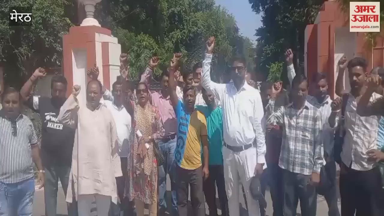 Meerut: Sanitation workers demonstrated